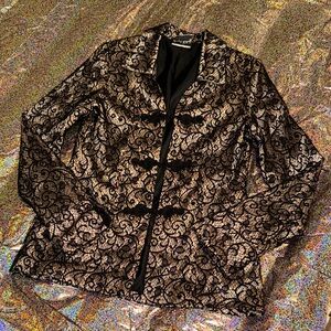 Joseph Ribkoff Black Lace Women's Blazer
